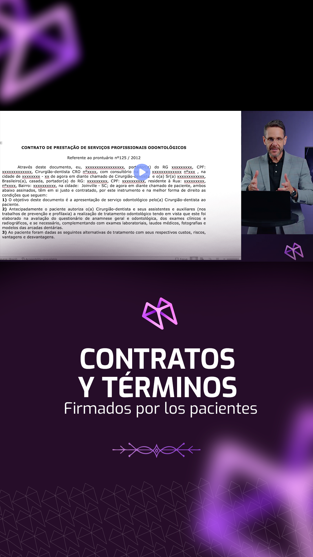 17 - CONTRATOS E TERMOS assinados pelos pacientes